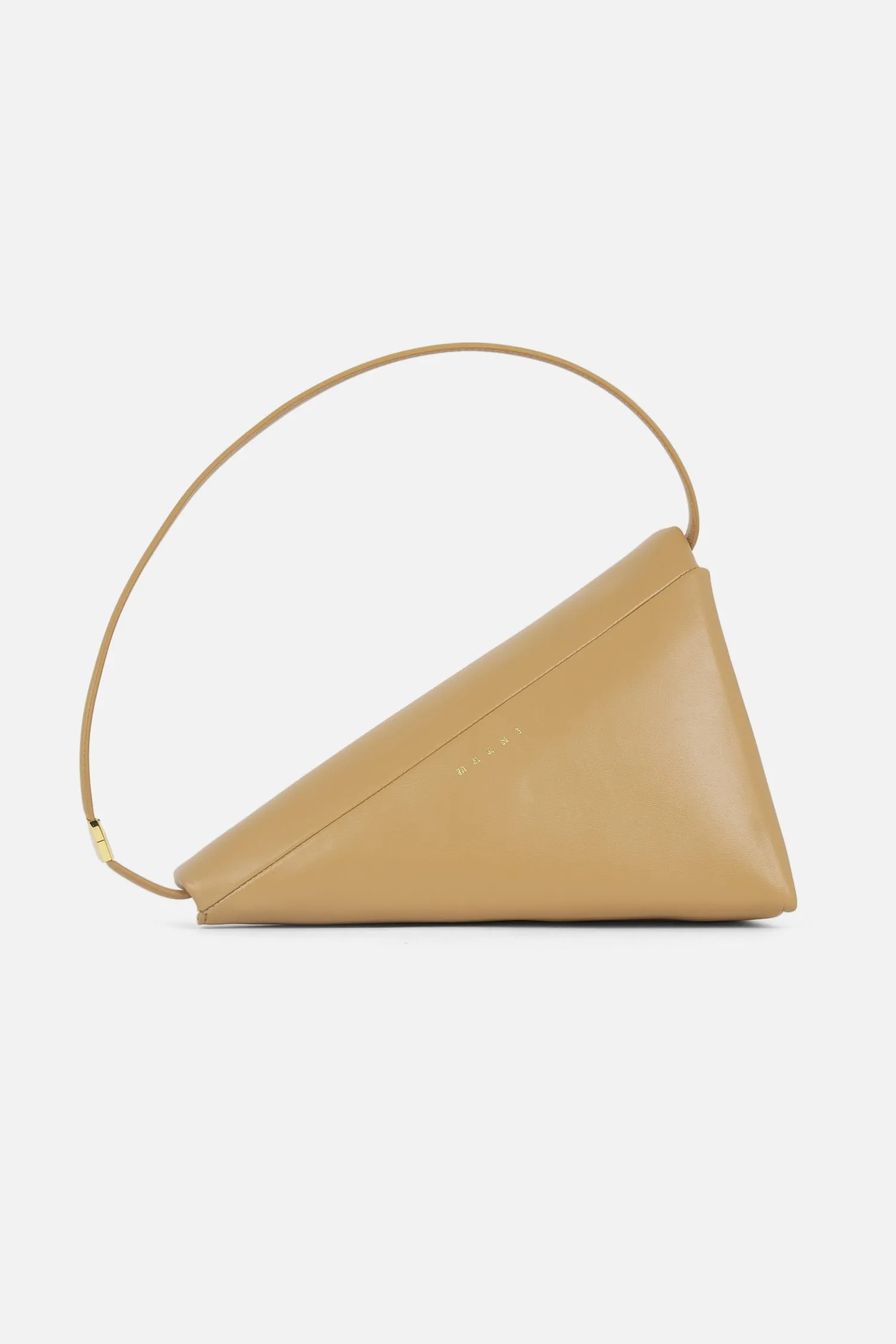 Marni,Prisma Triangular Leather Bag