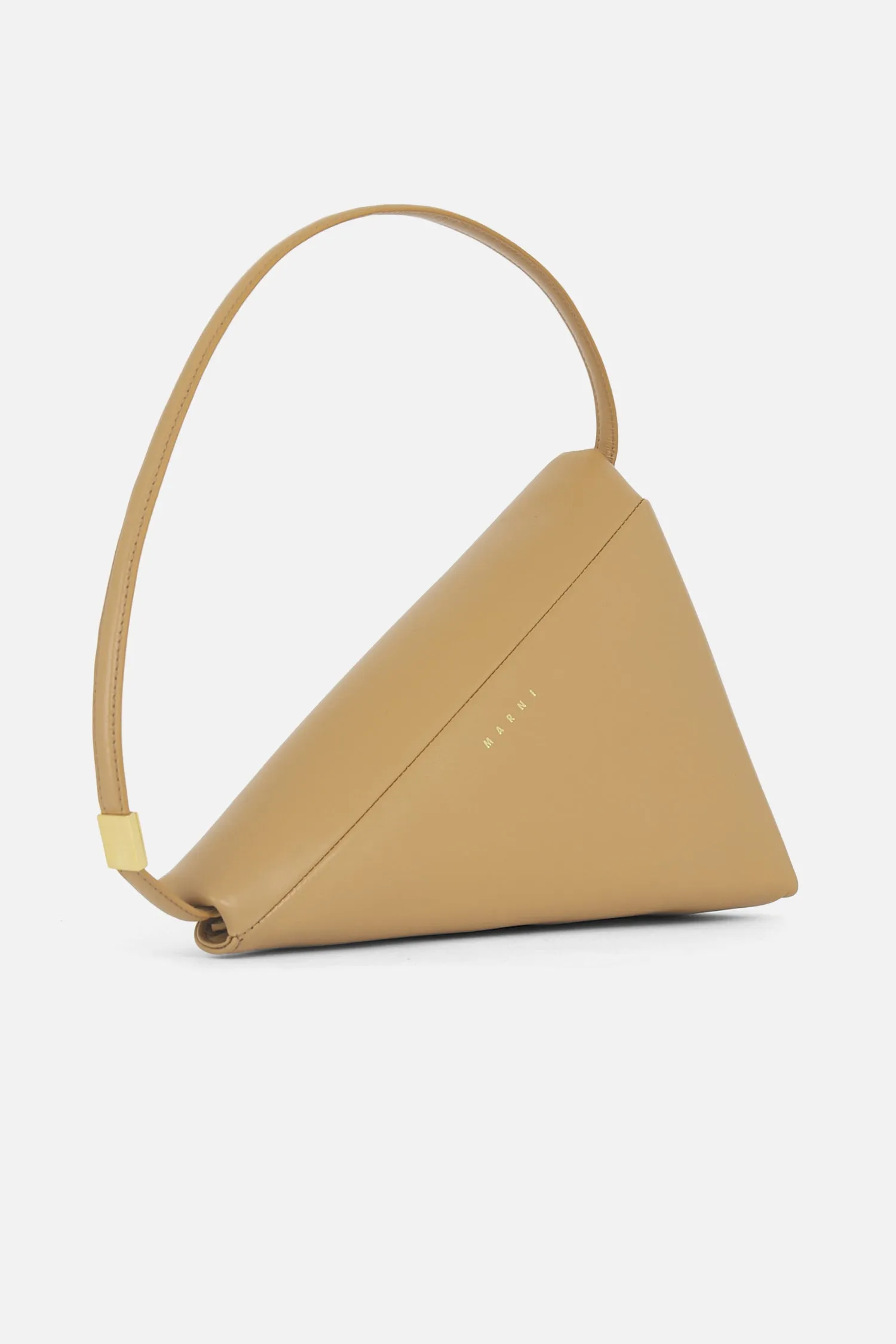 Marni,Prisma Triangular Leather Bag