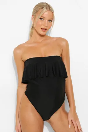 Maternity Bandeau Overlay Swimsuit