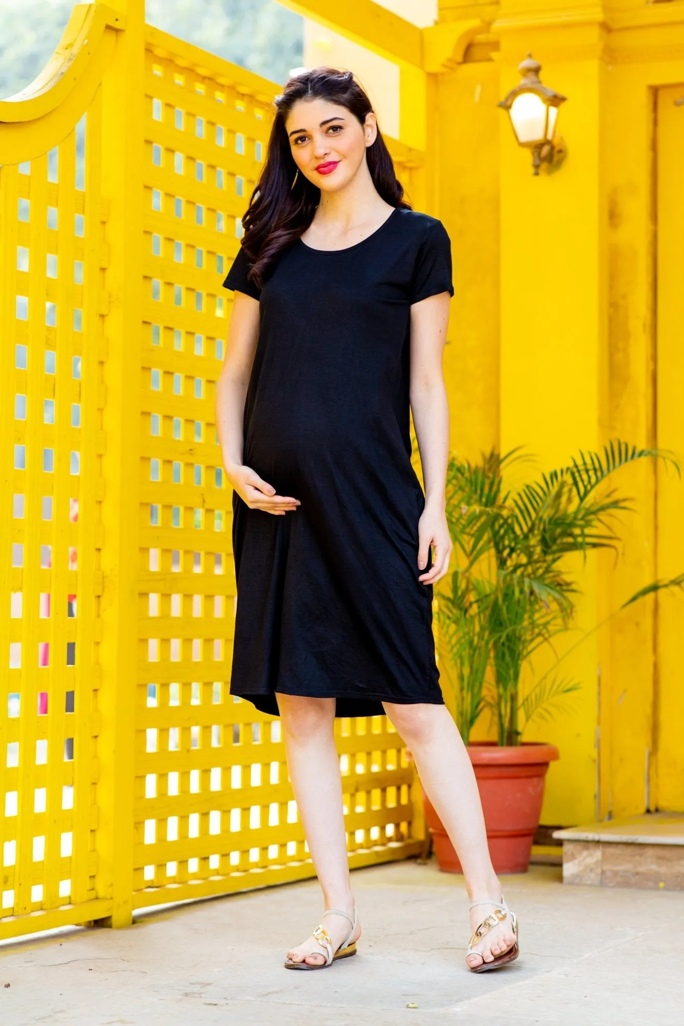 Maternity Black Dresses - Twin Pack