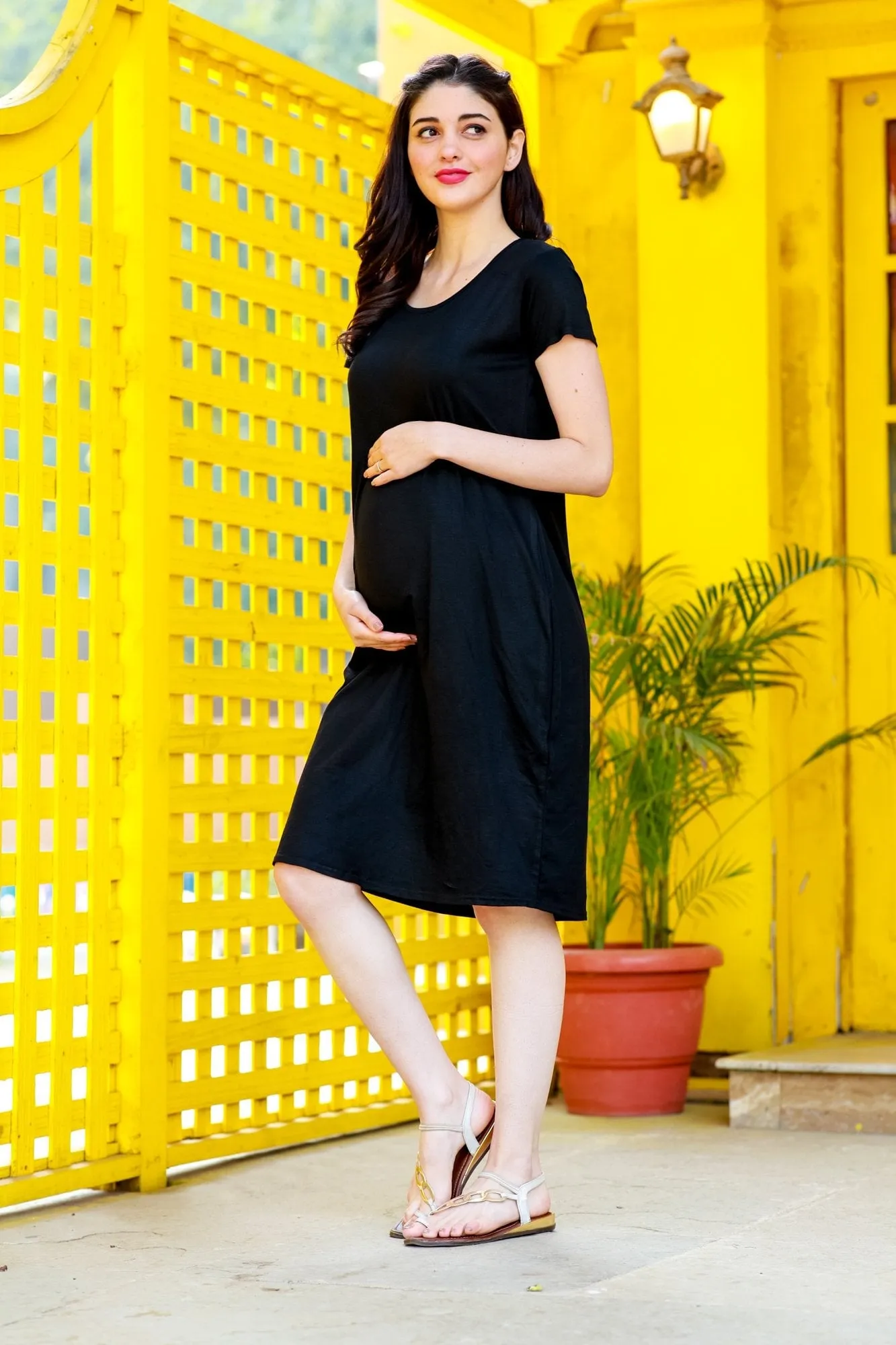 Maternity Black Dresses - Twin Pack