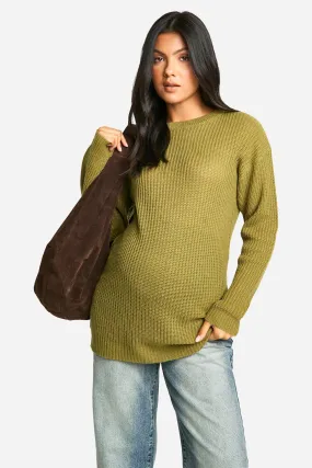 Maternity Crew Neck Jumper