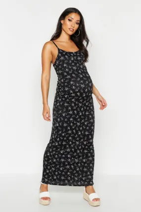 Maternity Floral Maxi Dress