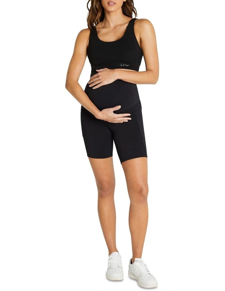 Maternity Quad Shorts in Black