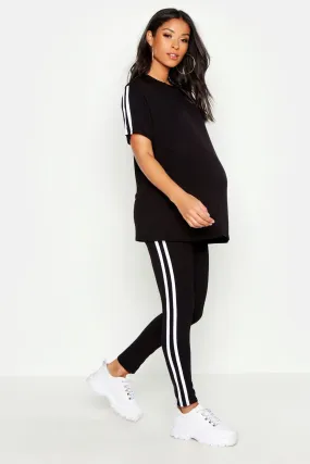 Maternity Side Stripe Loungewear Set