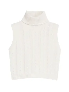 MaxMara Sleeveless Cashmere Crop Top | Luxury and style at your fingertips