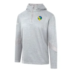 Mc Keever Leitrim GAA Core 22 1/4 Zip Hoodie - Adult - Grey