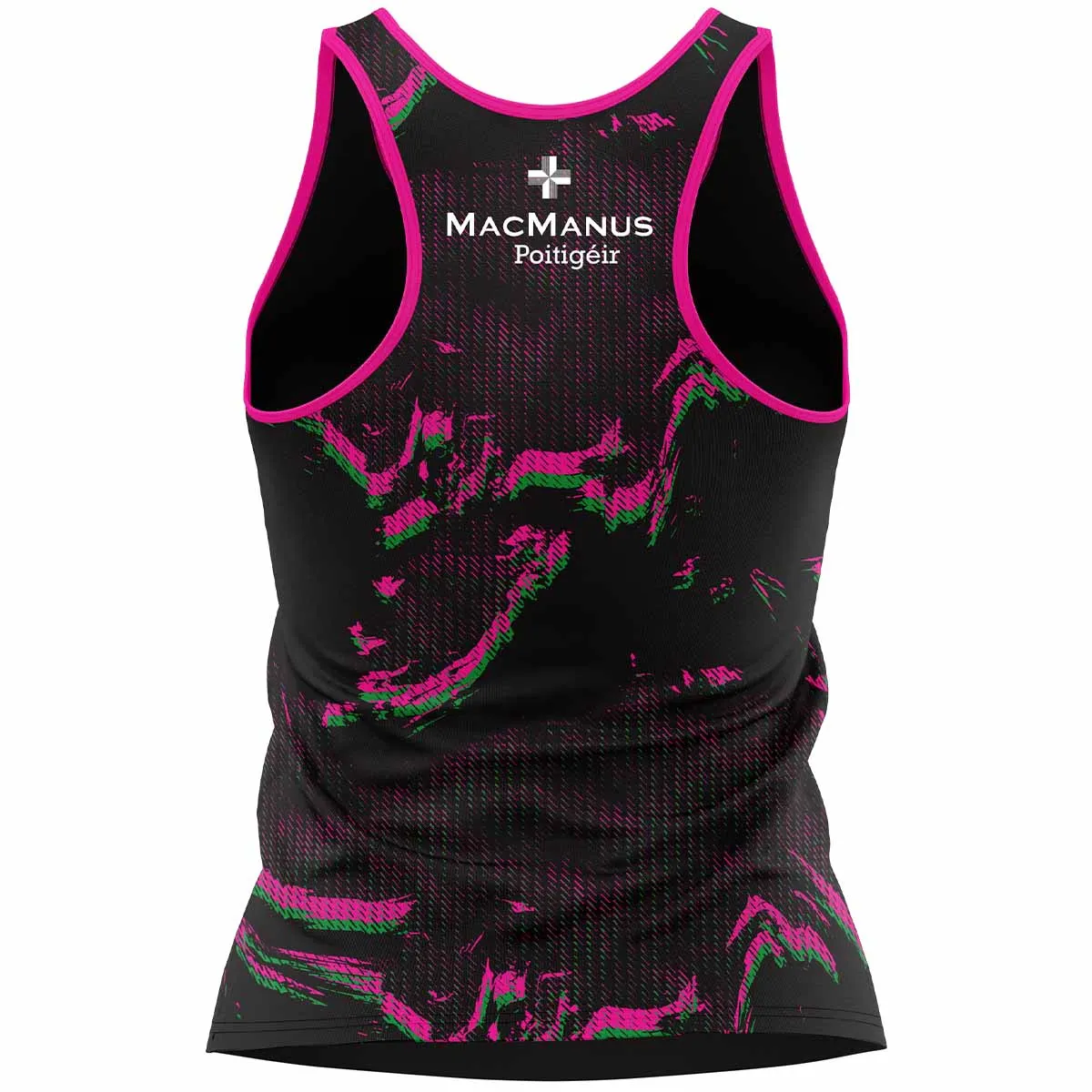 Mc Keever Leitrim GAA Official Vital Training Vest - Womens - Black/Pink