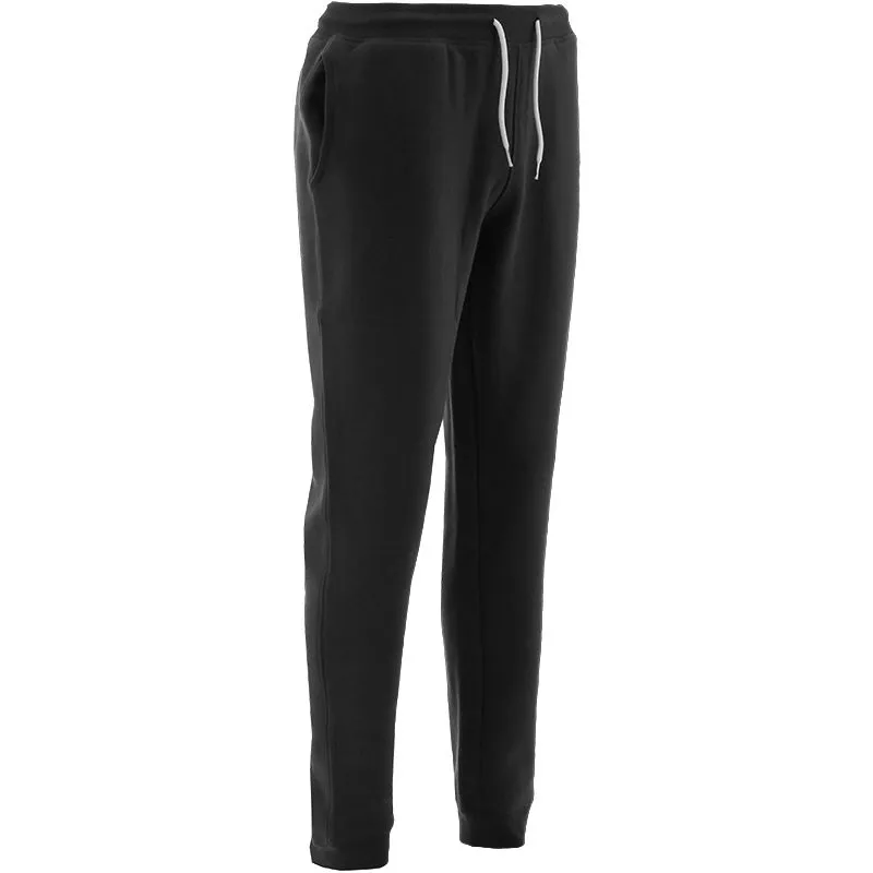 Men's Trigger Fleece Skinny Tracksuit Bottoms Black