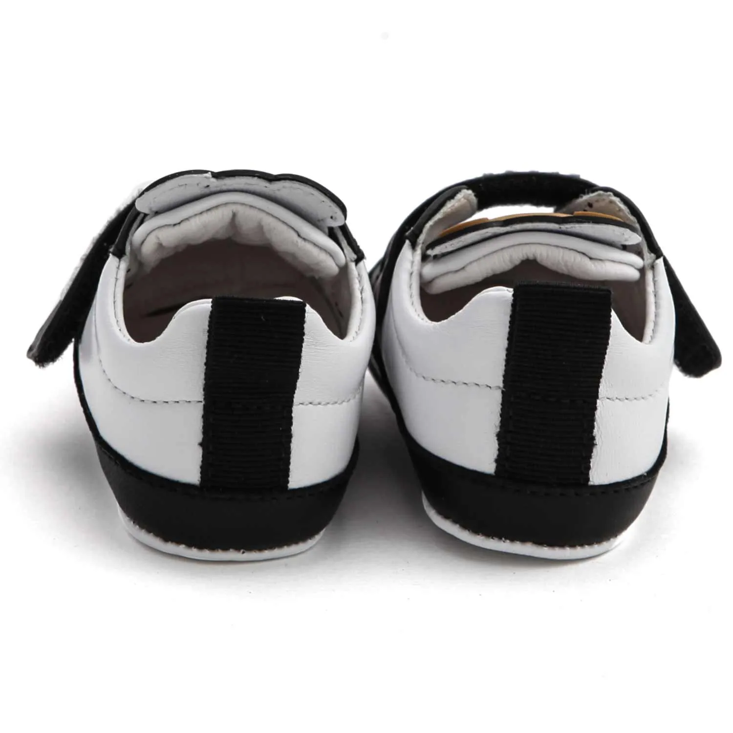 Moschino Baby White And Black Sneakers