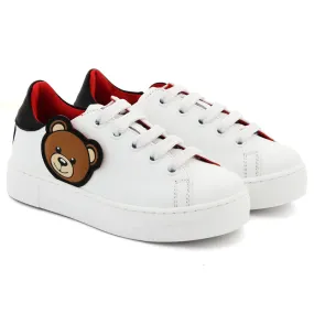 Moschino Teddy Bear White Sneakers