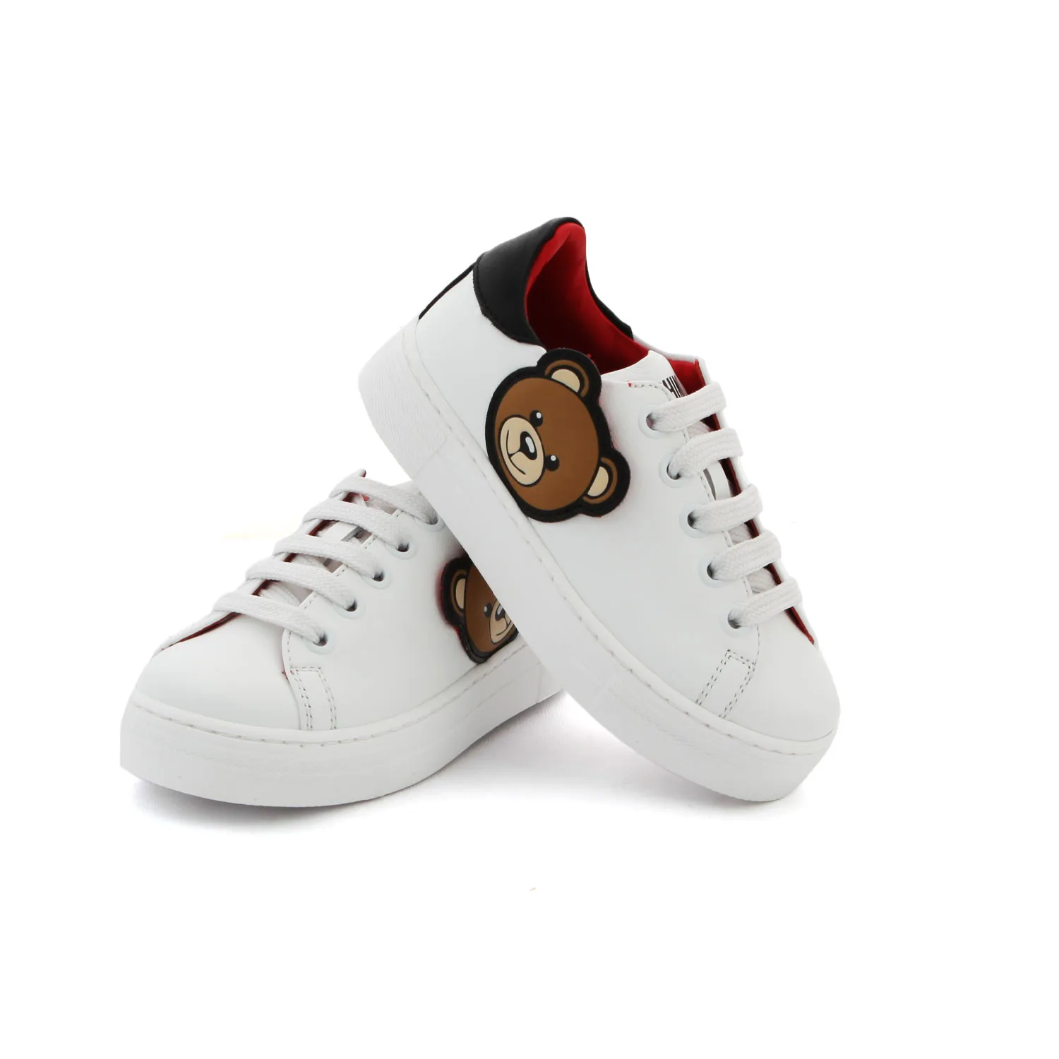 Moschino Teddy Bear White Sneakers