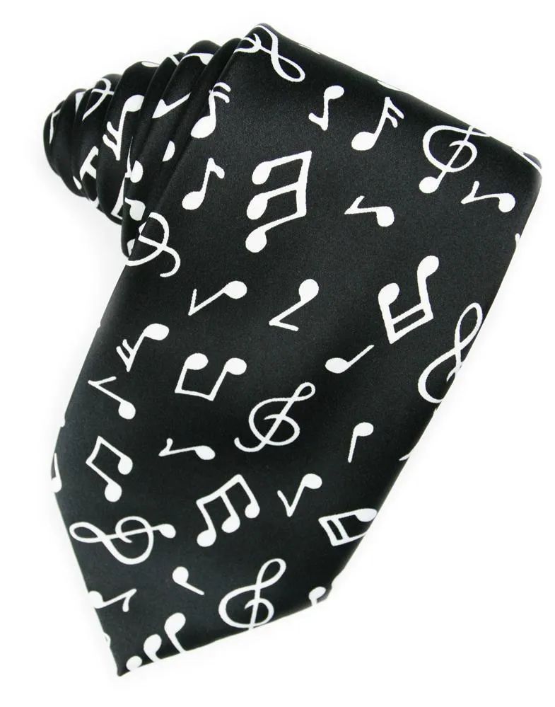 Music Notes Necktie