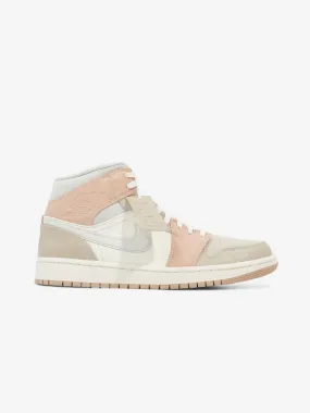 Nike Jordan 1 Mid Milan Sail / Light Bone Leather EU 43 UK 8.5