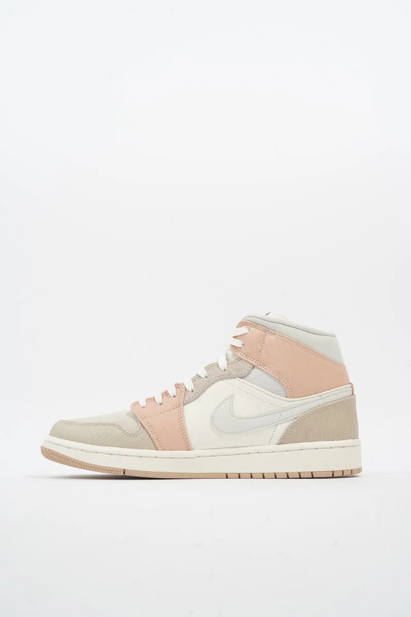 Nike Jordan 1 Mid Milan Sail / Light Bone Leather EU 43 UK 8.5