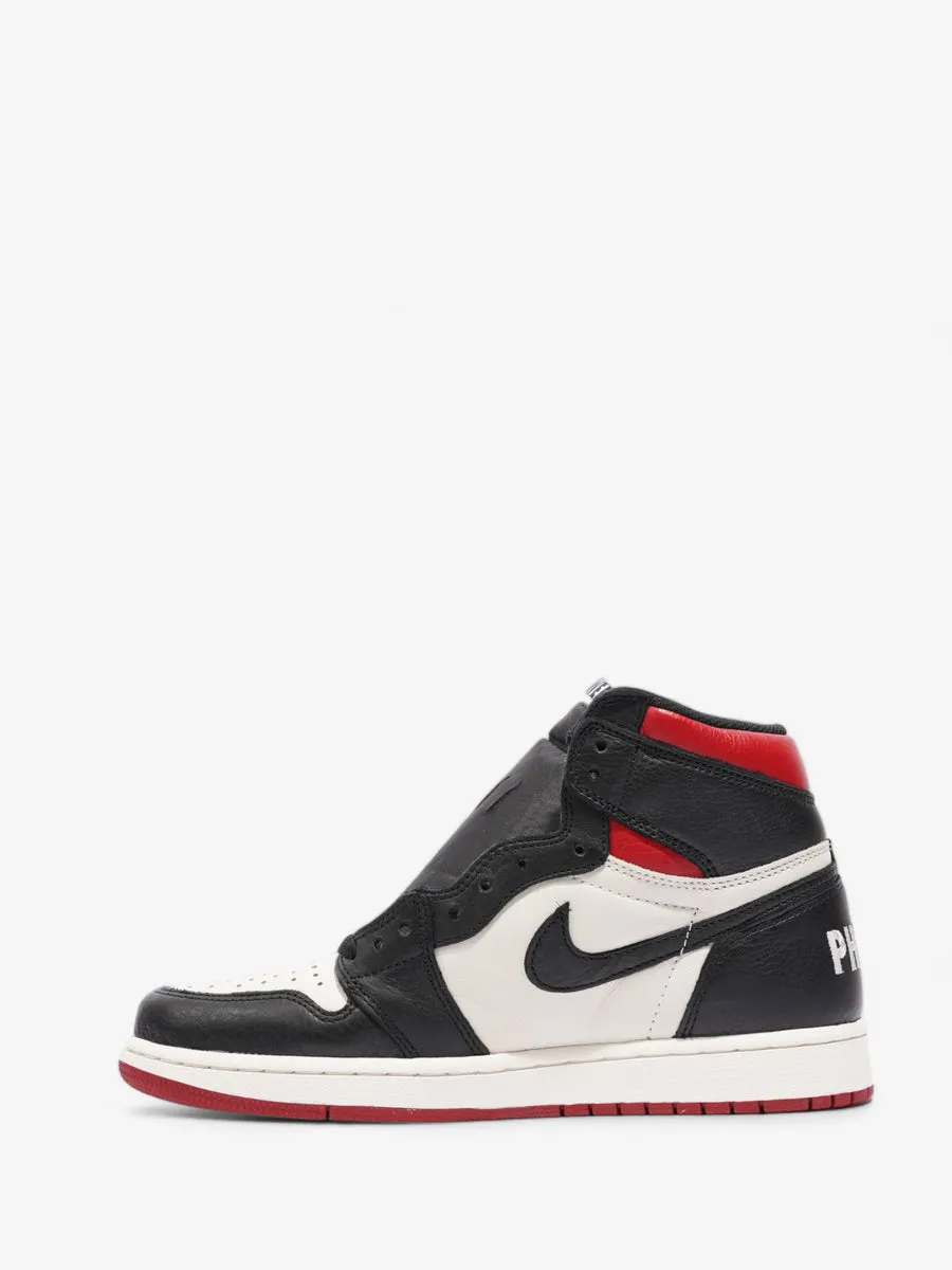 Nike Jordan 1 Retro Hi Not For Resell Sail / Black / Varsity Red Leather EU 43 UK 8.5