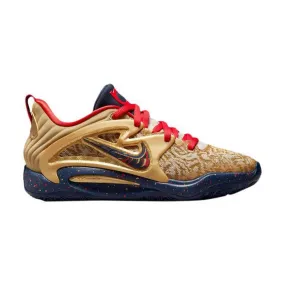 Nike kd 15 (olympic/ metallic gold/ university red/ orewood brown/ midnight navy) men us 8-13 dv1975