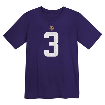 Nike Kids' Minnesota Vikings Jordan Addison #3 FUSE Name & Number T-Shirt