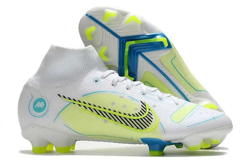 Nike Mercurial Superfly 8 Elite FG While Volt Blue