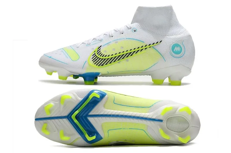 Nike Mercurial Superfly 8 Elite FG While Volt Blue