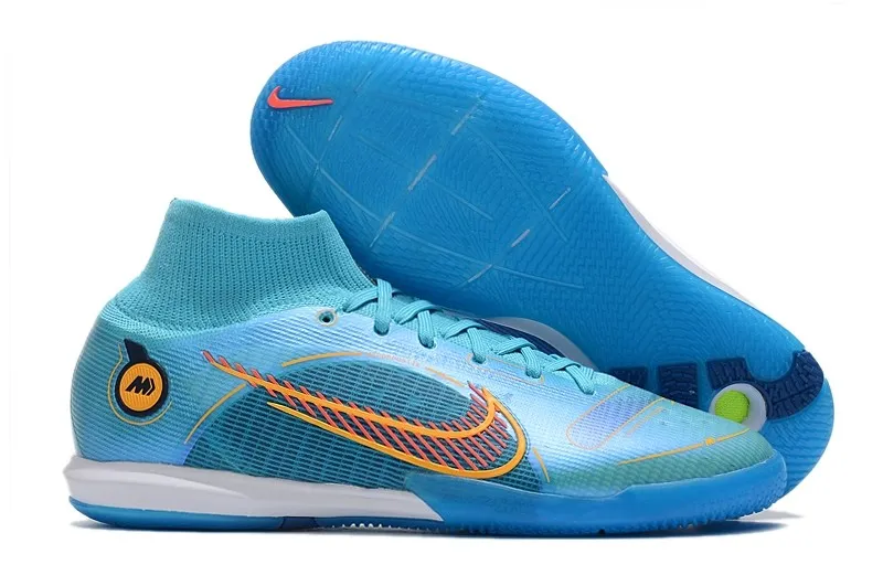 Nike Mercurial Superfly 8 Elite Indoor Blueprint Pack - Chlorine Blue Laser Orange Marina