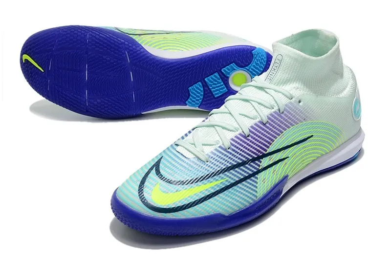 Nike Mercurial Superfly 8 Elite Indoor Dream Speed 5 - Barely Green Volt Electro Purple