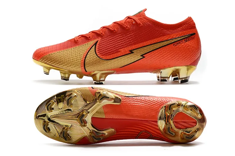 Nike Mercurial Vapor 13 Elite FG CR7 100 Portugal Goal - Red/Gold