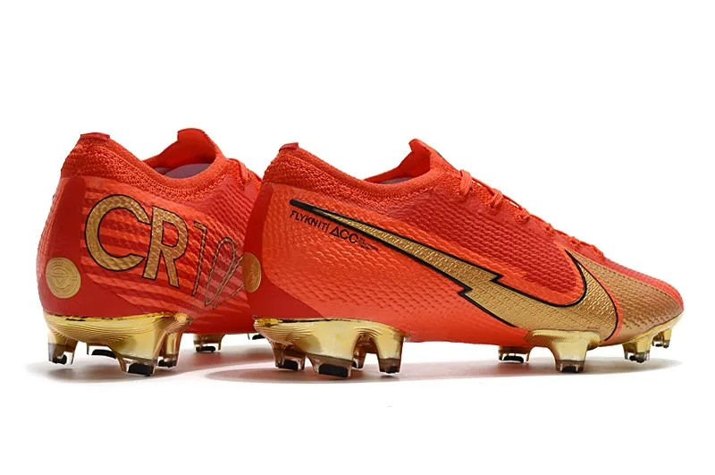 Nike Mercurial Vapor 13 Elite FG CR7 100 Portugal Goal - Red/Gold