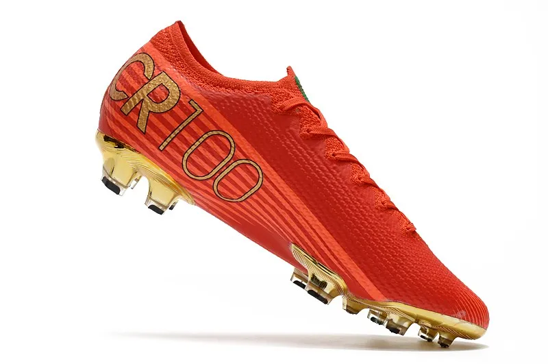 Nike Mercurial Vapor 13 Elite FG CR7 100 Portugal Goal - Red/Gold