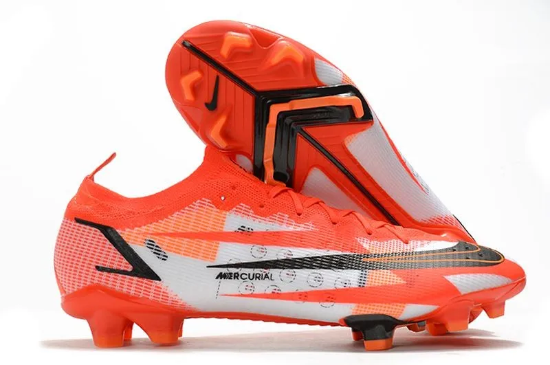 Nike Mercurial Vapor 14 Elite FG CR7 Spark Positivity - Chile Red/Black/Ghost/Total Orange