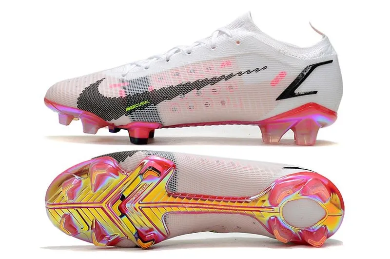 Nike Mercurial Vapor 14 Elite FG Rawdacious - White/Black/Bright Crimson/Pink Blast