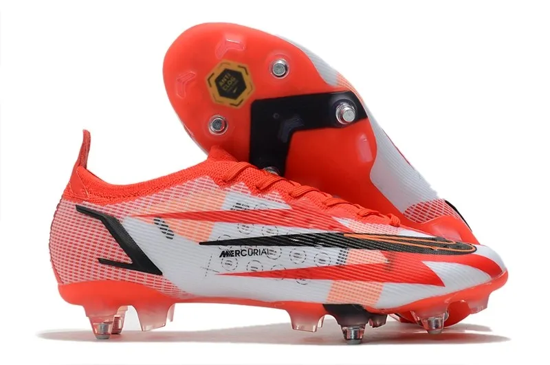 Nike Mercurial Vapor 14 Elite SG-PRO CR7 Spark Positivity - Chile Red/Black Ghost/Total Orange