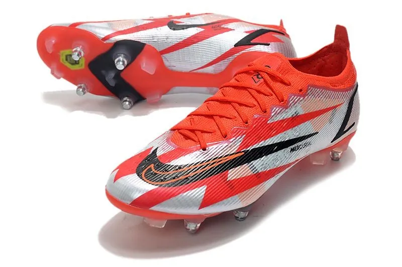 Nike Mercurial Vapor 14 Elite SG-PRO CR7 Spark Positivity - Chile Red/Black Ghost/Total Orange