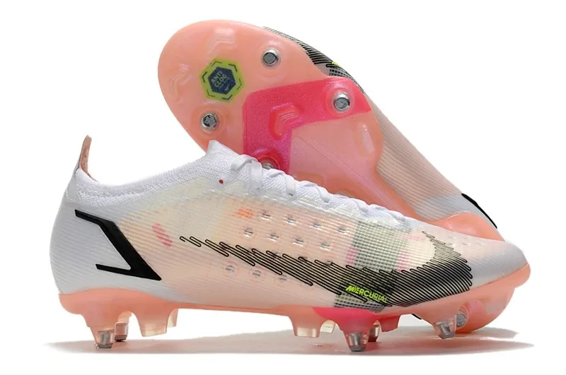 Nike Mercurial Vapor 14 Elite SG-PRO Rawdacious - White/Black/Bright Crimson/Pink Blast