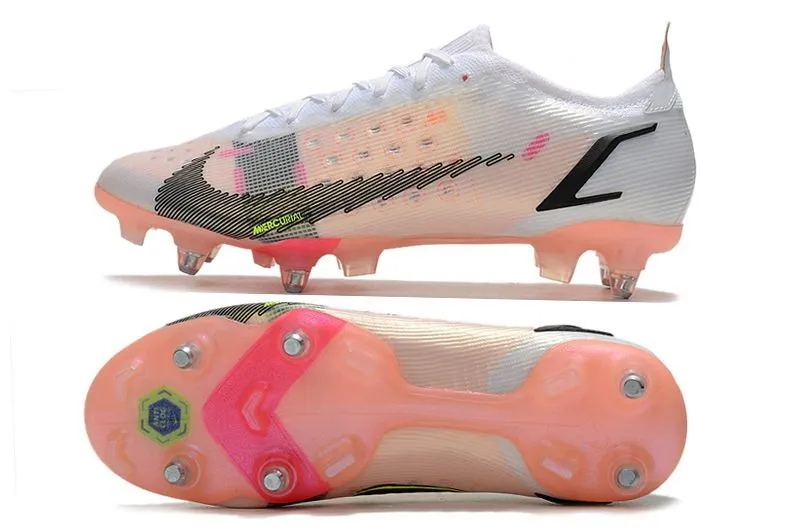 Nike Mercurial Vapor 14 Elite SG-PRO Rawdacious - White/Black/Bright Crimson/Pink Blast