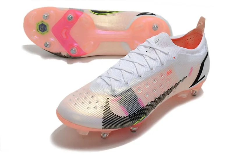 Nike Mercurial Vapor 14 Elite SG-PRO Rawdacious - White/Black/Bright Crimson/Pink Blast