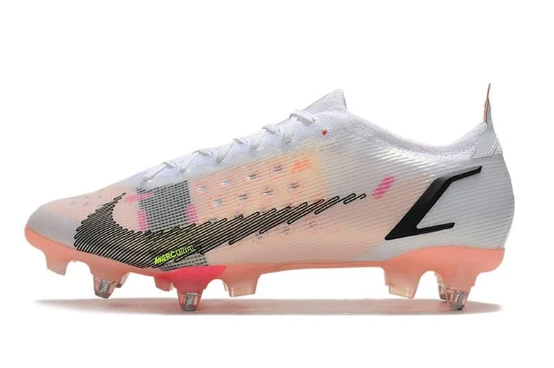 Nike Mercurial Vapor 14 Elite SG-PRO Rawdacious - White/Black/Bright Crimson/Pink Blast