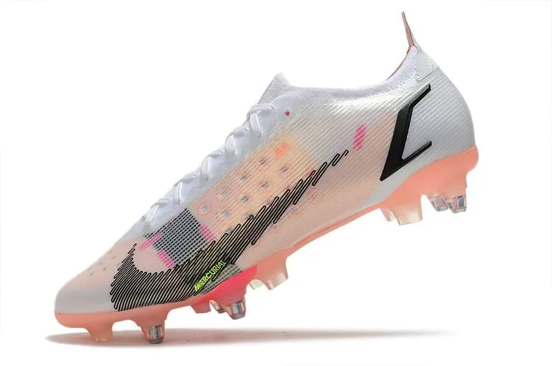 Nike Mercurial Vapor 14 Elite SG-PRO Rawdacious - White/Black/Bright Crimson/Pink Blast