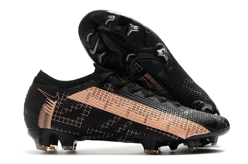 Nike Mercurial Vapor XIII Elite FG - Black/Black/Orange