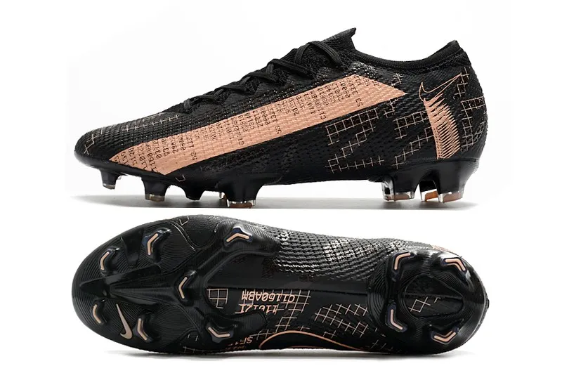 Nike Mercurial Vapor XIII Elite FG - Black/Black/Orange