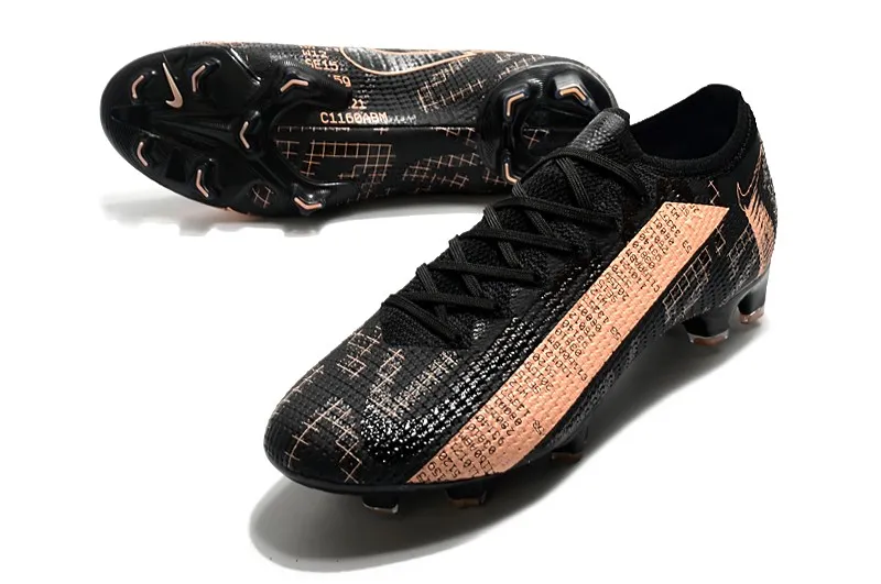 Nike Mercurial Vapor XIII Elite FG - Black/Black/Orange