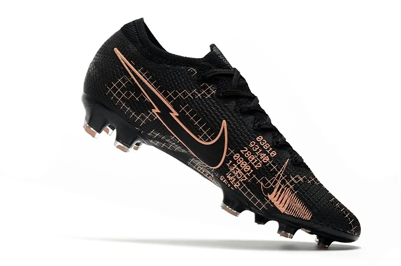 Nike Mercurial Vapor XIII Elite FG - Black/Black/Orange