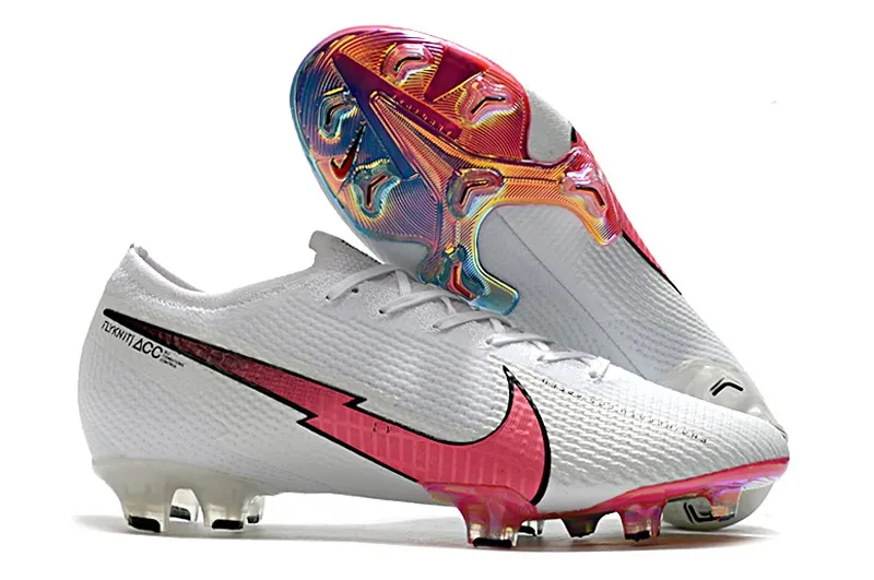 Nike Mercurial Vapor XIII Elite FG - White/Flash Crimson/Hyper Jade