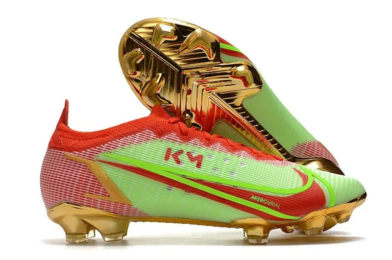 Nike Mercurial Vapor XIV Elite FG Mbappe Green Red Gold