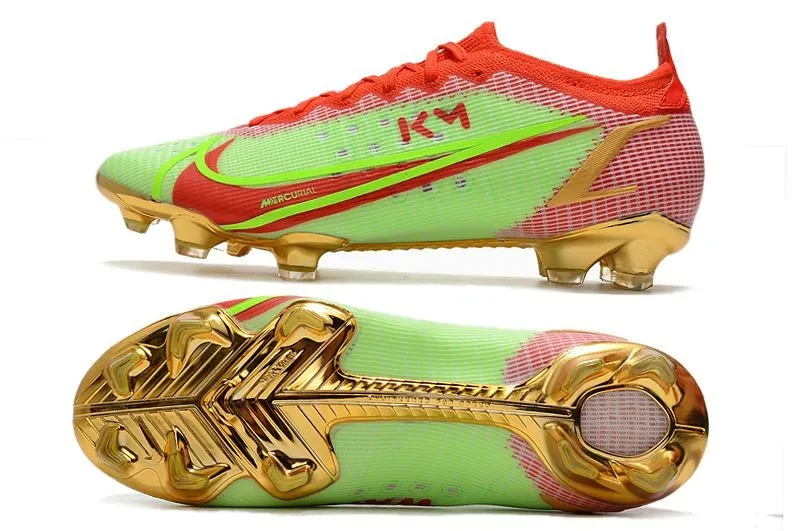 Nike Mercurial Vapor XIV Elite FG Mbappe Green Red Gold