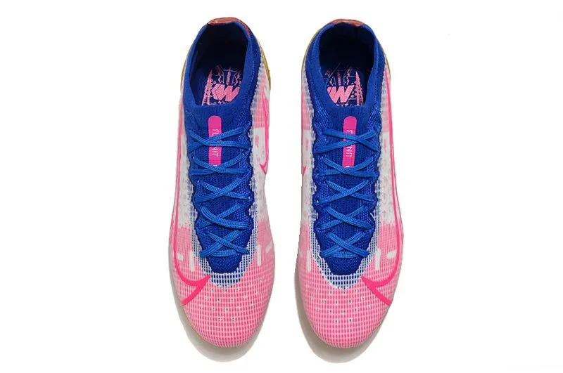 Nike Mercurial Vapor XIV Elite FG White Pink Blue Gold