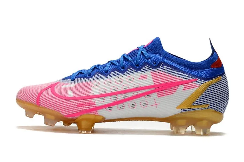 Nike Mercurial Vapor XIV Elite FG White Pink Blue Gold