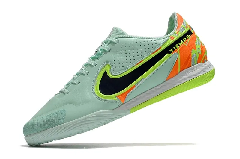 Nike React Tiempo Legend 9 Pro Indoor Bonded Pack - Barely Green/Blackened Blue/Orange