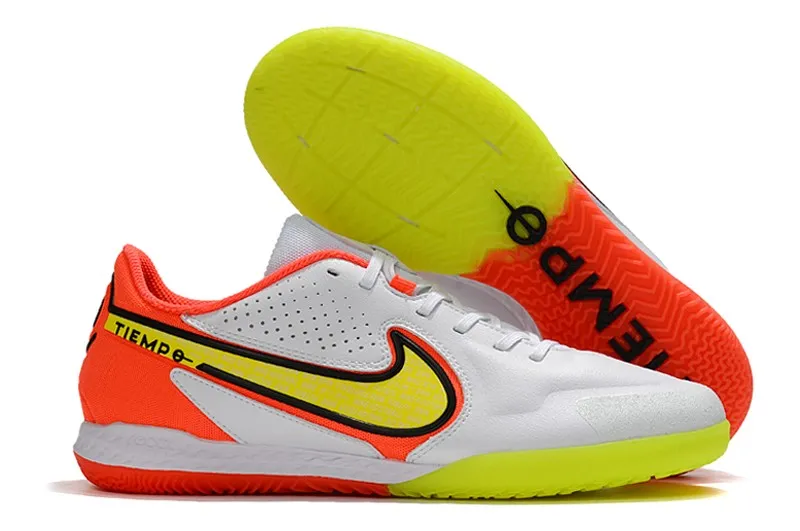 Nike React Tiempo Legend 9 Pro Indoor Motivation Pack - White/Volt Bright Crimson