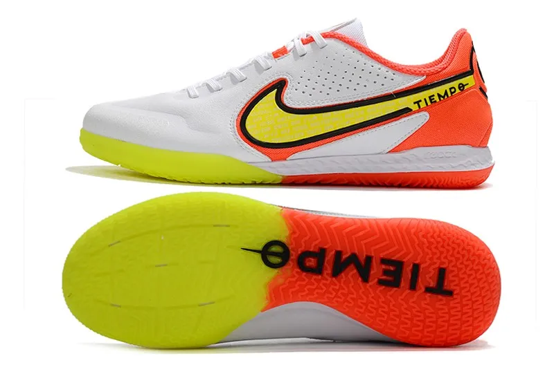 Nike React Tiempo Legend 9 Pro Indoor Motivation Pack - White/Volt Bright Crimson